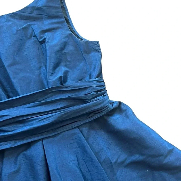 Eshakti Navy Blue Shimmer Swing Dress 16 - Picture 3 of 5